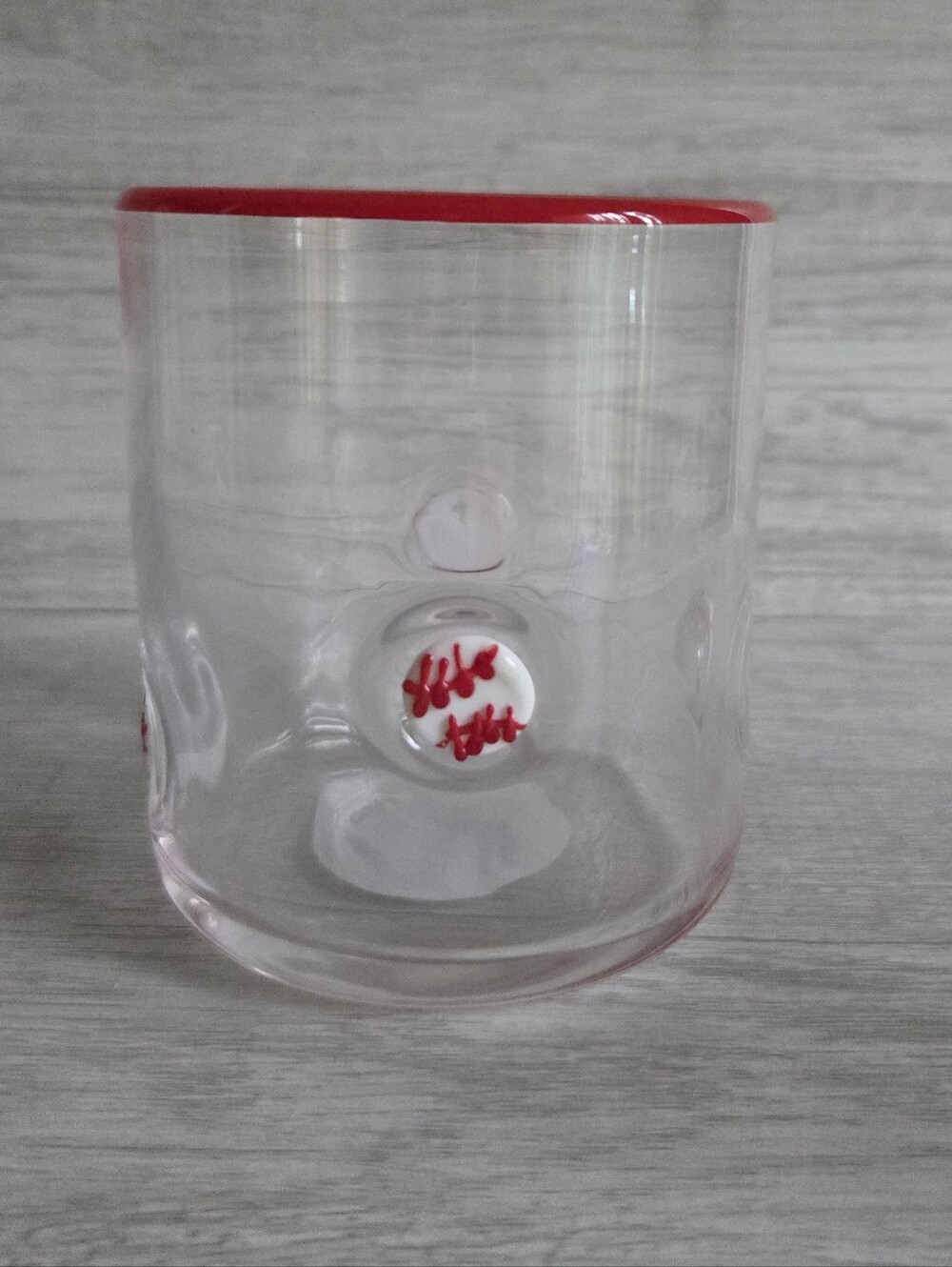 NWT Madison Home 16 fl oz Icon Glass Tumbler Baseballs - Picture 4 of 6